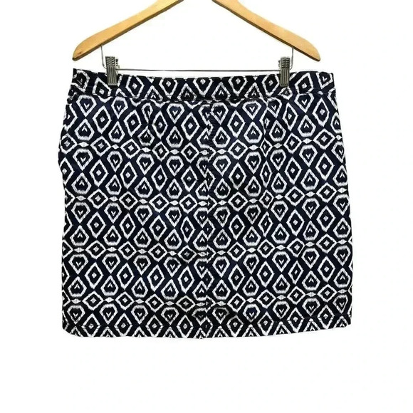 Karen‎ Scott Navy Print Skort Size 14 - Picture 6 of 6